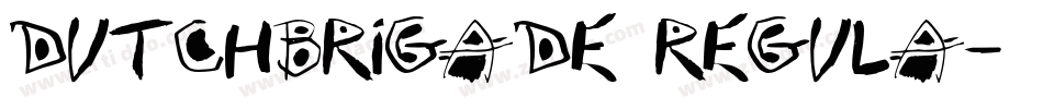Dutchbrigade Regula字体转换